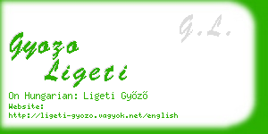 gyozo ligeti business card